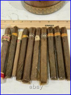 Benson & Hedges vtg 1912 glass humidor cigars coronas cuban habana