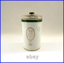 Bernardaud Limoges Humidor- Gerard Pere Et Fils -Porcelain-France-Geneve