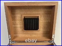 Bey-Berk 50 Carbon Fiber Sero Cigar Humidor Desk With Humidistat Box Office