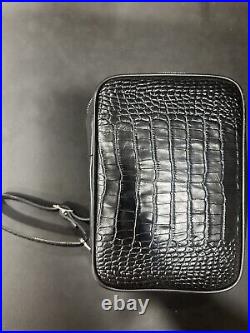 Bizard Havana Traveler Croco Pattern Black