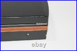 Black wood & leather Humidor 10 L X 7.25 W X 3.25 H