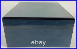 Blue & Black Savoy Humidor Cigar Holder Box