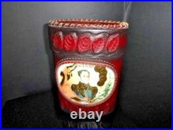 Bolivar Leather Cigar Storage Humidor Measures 9 L x 6.5 W x 4 D