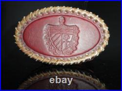 Bolivar Leather Cigar Storage Humidor Measures 9 L x 6.5 W x 4 D