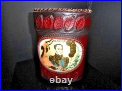 Bolivar Leather Cigar Storage Humidor Measures 9 L x 6.5 W x 4 D