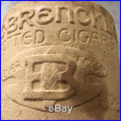 Brenckle's Potted Cigars Stoneware Humidor Crock Premium Milwaukee WI Tobacco