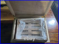 CAO AMERICA Series Humidor High Gloss Wood Cigar Box Patriotic Flags Eagle