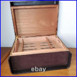 CAO CX2 Cigar Humidor Brown Leather Cigar Box Limited Edition Smoking EMPTY