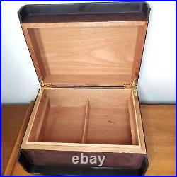 CAO CX2 Cigar Humidor Brown Leather Cigar Box Limited Edition Smoking EMPTY