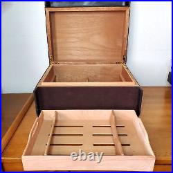 CAO CX2 Cigar Humidor Brown Leather Cigar Box Limited Edition Smoking EMPTY