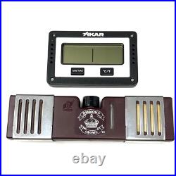 CAO CX2 Cigar Humidor Brown Leather & Suede Large Cigar Box Limited Edition
