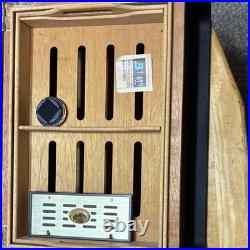 CAO Contemporary Wooden Cigar Humidor with Humidification System