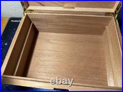 CAO Gold Limited Edition Humidor 713/750 Large Wooden Cigar Box Hygrometer Tray