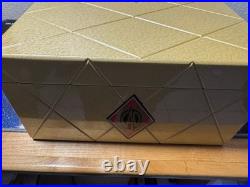 CAO Gold Limited Edition Humidor 713/750 Large Wooden Cigar Box Hygrometer Tray