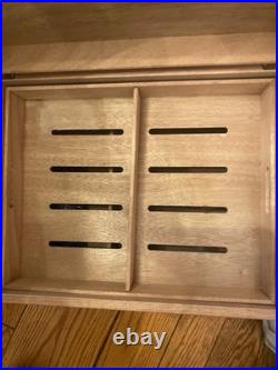 CAO Limited Edition Cigar Humidor 14.5x11.25x7. Light Brown Wood