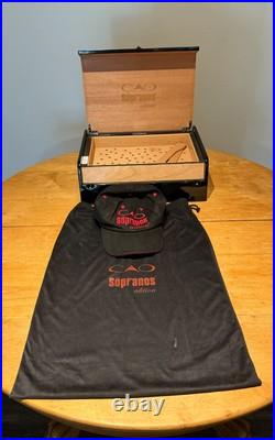 CAO Sorpanos Humidor # 0157 Of 1,500 With Hat Never Used Baby Nick On Top Right