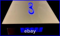 CAO Vision Cigar Box Humidor Blue LED Lighting White Piano Gloss Finish MINT CAO Vision Cigar Box Humidor Blue LED Lighting White Piano Gloss Finish MINT