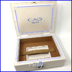 CAO Vision Cigar Sensi Box LED Humidor Hygrometer Temperature Spanish Cedar