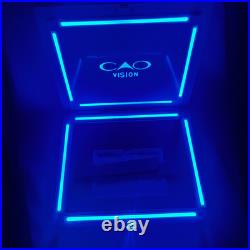 CAO Vision Limited Edition Humidor with Blue LED Light Digital Hygrometer