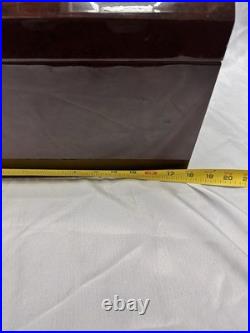 CIGAR HUMIDOR Treasure Chest Dome 250ct. With Humidifier Hygrometer (See Photos)