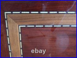 CUBAN OUTFITTERS Large Inlaid Rosewood Cigar Humidor with Hygrometer and Drawer