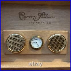 CUERVO Y SOBRINOS Rare Luxury Bird's Eye Maple Wood Humidor Box