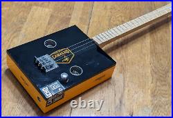 Camacho Wooden Lacquer Cigar Humidor Box WORKING 3 STRING GUITAR CUSTOM