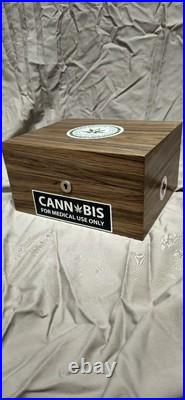 Cannador 4-Strain Cubby Hole Storage Humidor for Cannabis/Cigars/Tobacco/Herbs