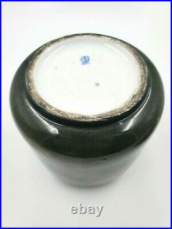 Carlsbad Victoria Porcelain Victorian Humidor Austria Metal Pipe LID Tobacco Jar