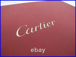 Cartier Cigar Humidor Limited outer box serial number empty box white red mzyo