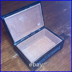 Cast Bronze Cedar Lined Humidor Antique c. 1800s