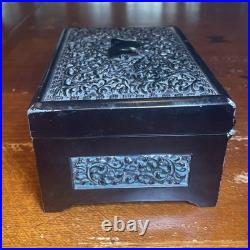Cast Bronze Cedar Lined Humidor Antique c. 1800s