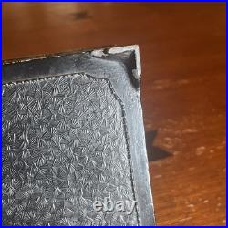 Cast Bronze Cedar Lined Humidor Antique c. 1800s