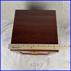 Cedar Wood 3 Drawer Cigar Humidor Cabinet Capacity Box Humidifier