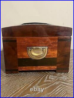 Cedar Wood Cigar Humidor Box Humidifier