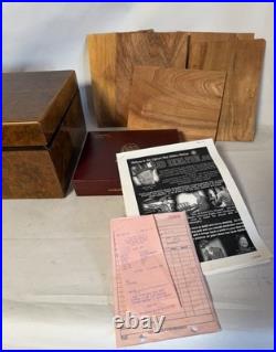 Celebrity, Comedian, Red Skeleton Personal Cigar Humidor with Documention/Receipt