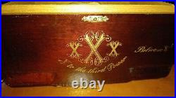 Chateau De La Fuente Cigar Box/humidor NO CIGARS