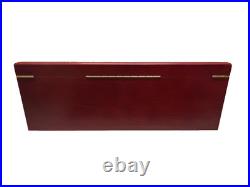 Cherry Finish Counter Top Display Humidor, 150 Count, Good Condition, Pre Owned
