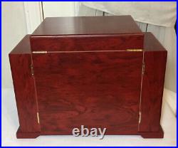 Cherry Wood & Acrylic Door 150- 180 Count Cigars Humidor