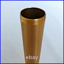 Cigar Classics Travel Humidor Tube Alum with Black Leather Holding Case