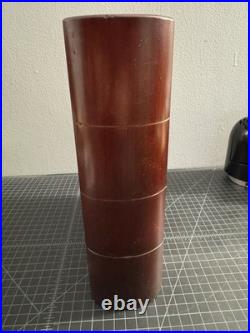 Cigar Humidor Book Cherry wood with single drawer 12 L x 10 W x 3.5 H