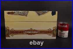 Cigar Humidor Wood Box With Cigar Cutters Paid in full cool