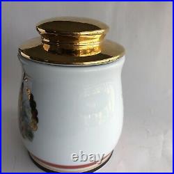 Cigar Jar BYRON Poemas Ceramic Humidor Jar EMPTY