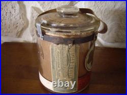 Cigar jar tobacco pot humidor bocl glass cigar glass cellar box upmann