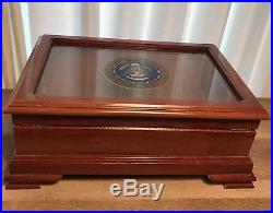 Clinton President of the United States Large Cigar Humidor Presidential Seal