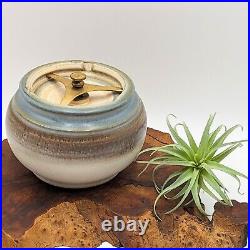 Comoy's of London Tobacco Humidor Jar Self Sealing VTG Clay Pottery Cigar