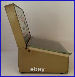 Corina Cigar Humidor Store Display Reverse Painted Glass