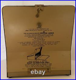 Corina Cigar Humidor Store Display Reverse Painted Glass