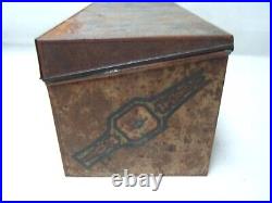 Cremo Cigars Countertop Metal Humidor Tin Advertising 12x6x6