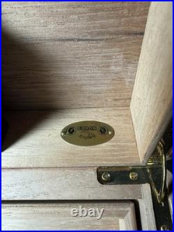 Cuban Crafters Cuban Elegance High-Gloss Rosewood Humidor 120 Cigars No Key